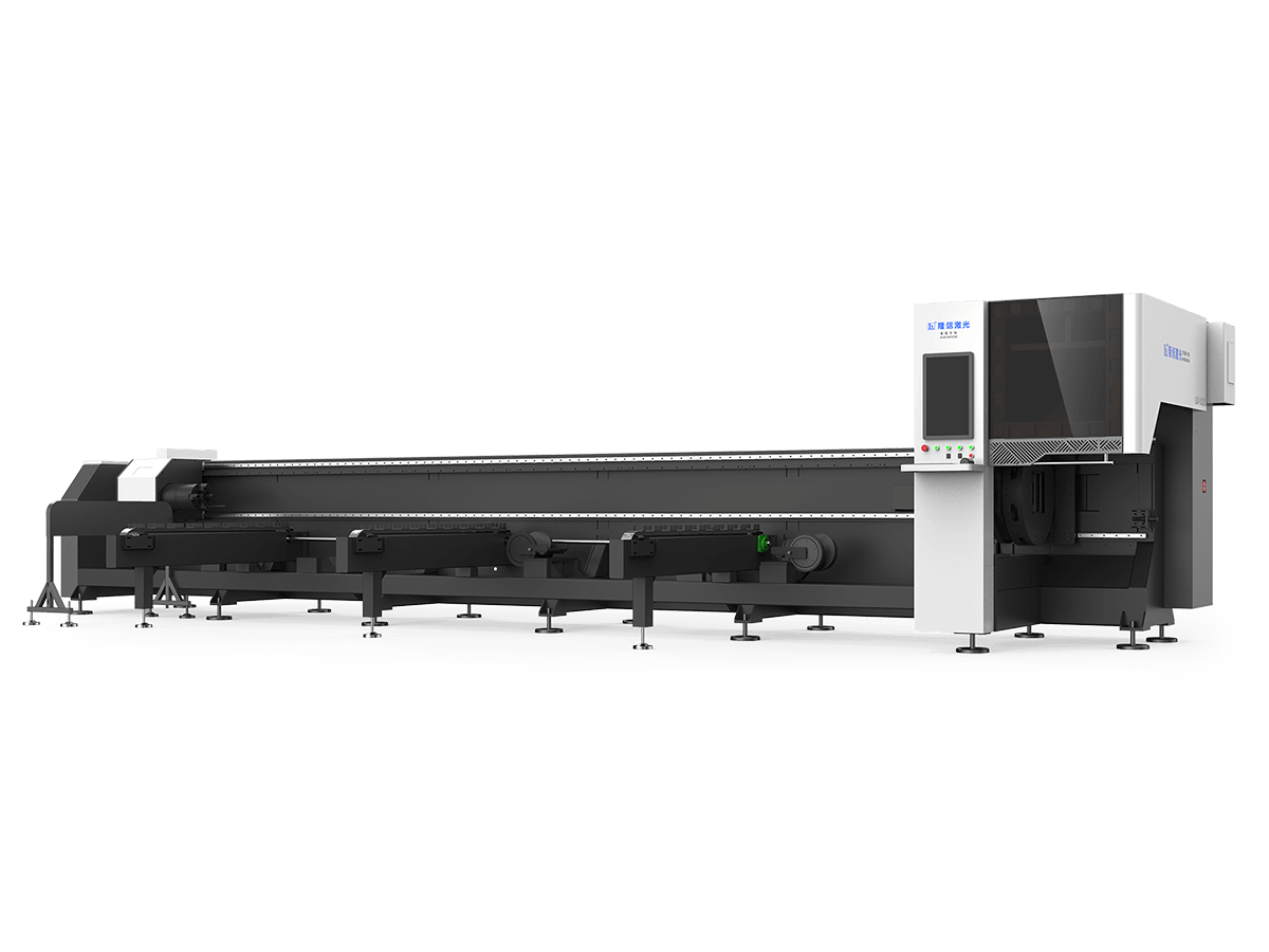 Máquina de corte a laser de fibra para tubo de mandril montado na lateral LX-K22C