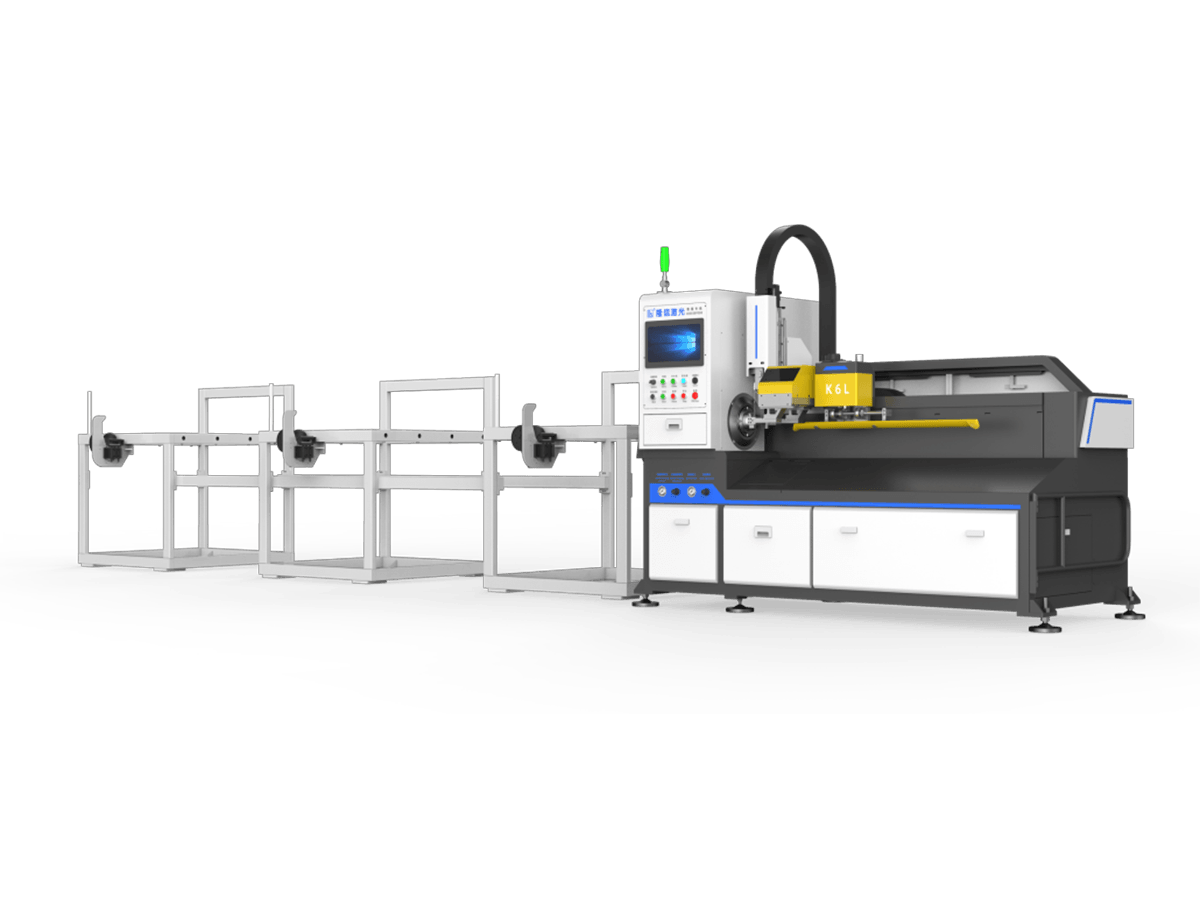 Mesin pemotong pipa laser pemuatan manual k6l