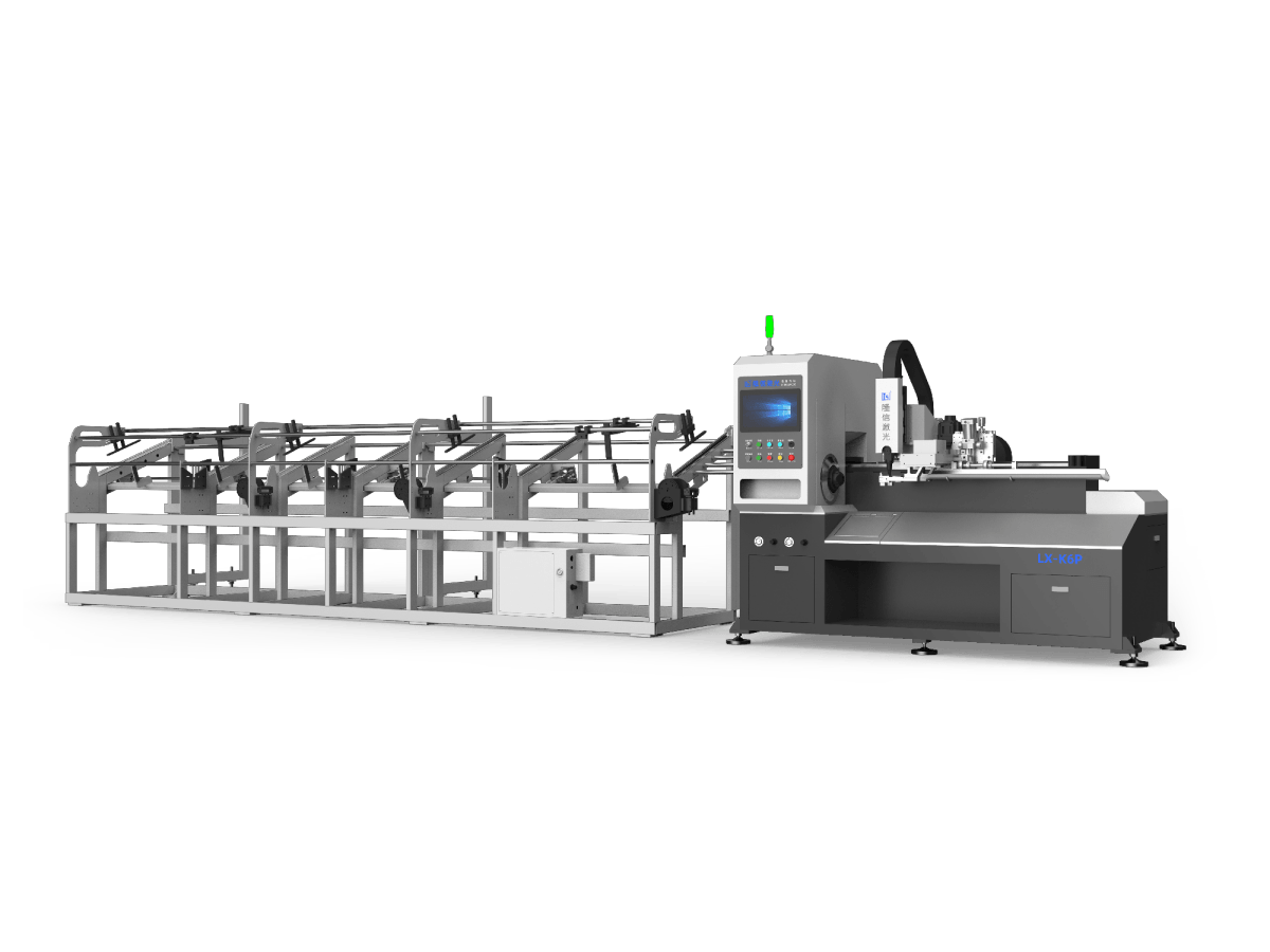 Semi-automatic laser cutting tube machine k6p